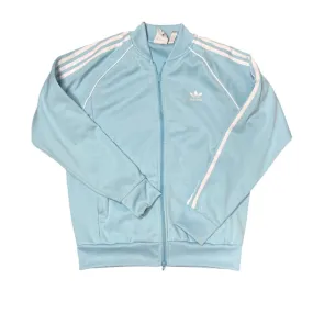 Adidas Light Blue White Track Jacket