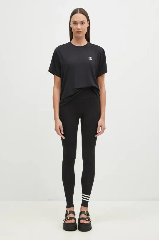 adidas Originals leggings Neuclassics Tight women's black color with a print IW5611