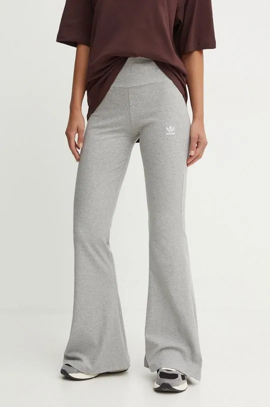 adidas Originals leggings women's gray color smooth IY9674