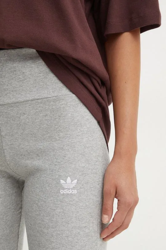 adidas Originals leggings women's gray color smooth IY9674