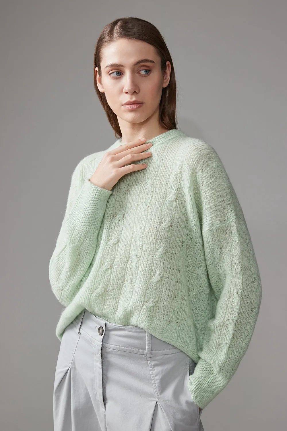 Alpaca and wool sweater