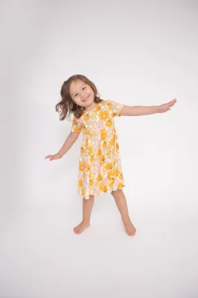 Angel Dear -  Sunflower Child Twirly Dress