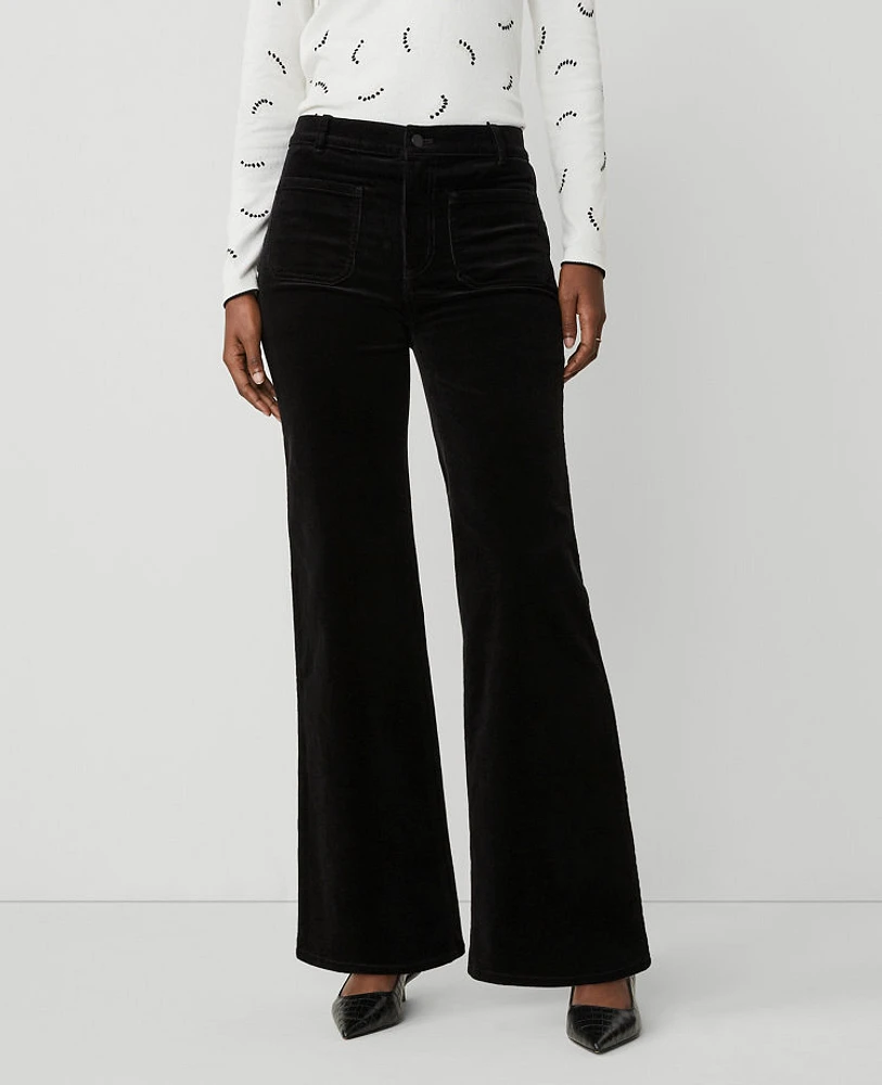 Ann Taylor The Patch Pocket Corduroy Wide Leg Pant Women's