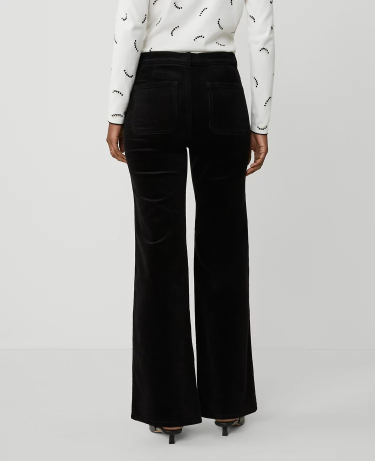 Ann Taylor The Patch Pocket Corduroy Wide Leg Pant Women's