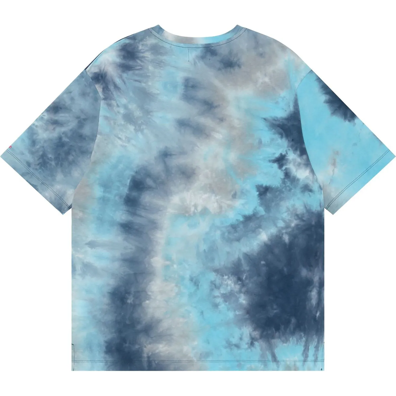 APEE TIE DYE GRAPHIC SLIT TUNIC TEE LADIES