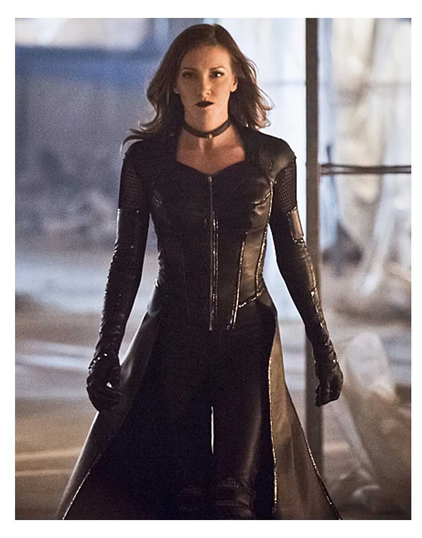 Arrow Season 6 Black Siren Coat - UJackets