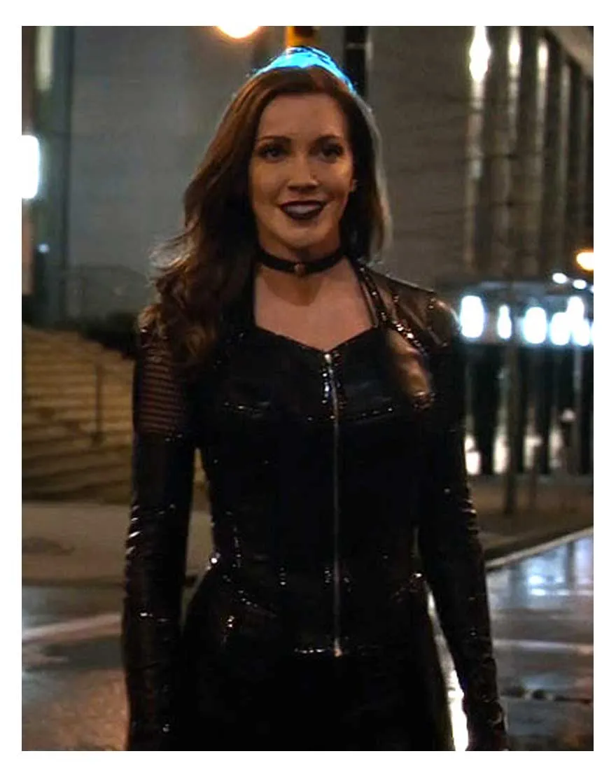 Arrow Season 6 Black Siren Coat - UJackets