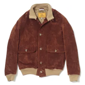 Ascari A-1 Terra di Siena Suede Jacket - Shangri-la Heritage