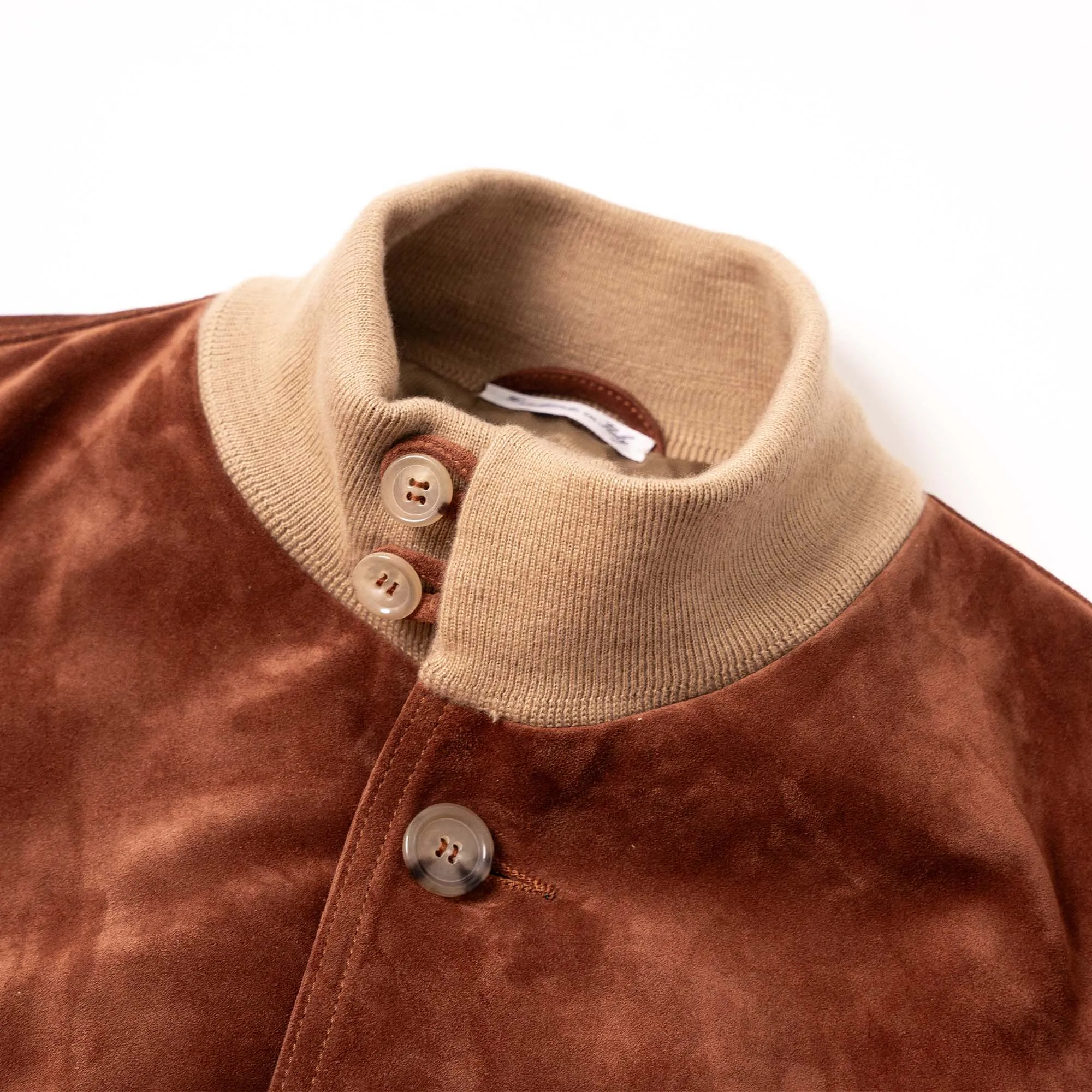 Ascari A-1 Terra di Siena Suede Jacket - Shangri-la Heritage