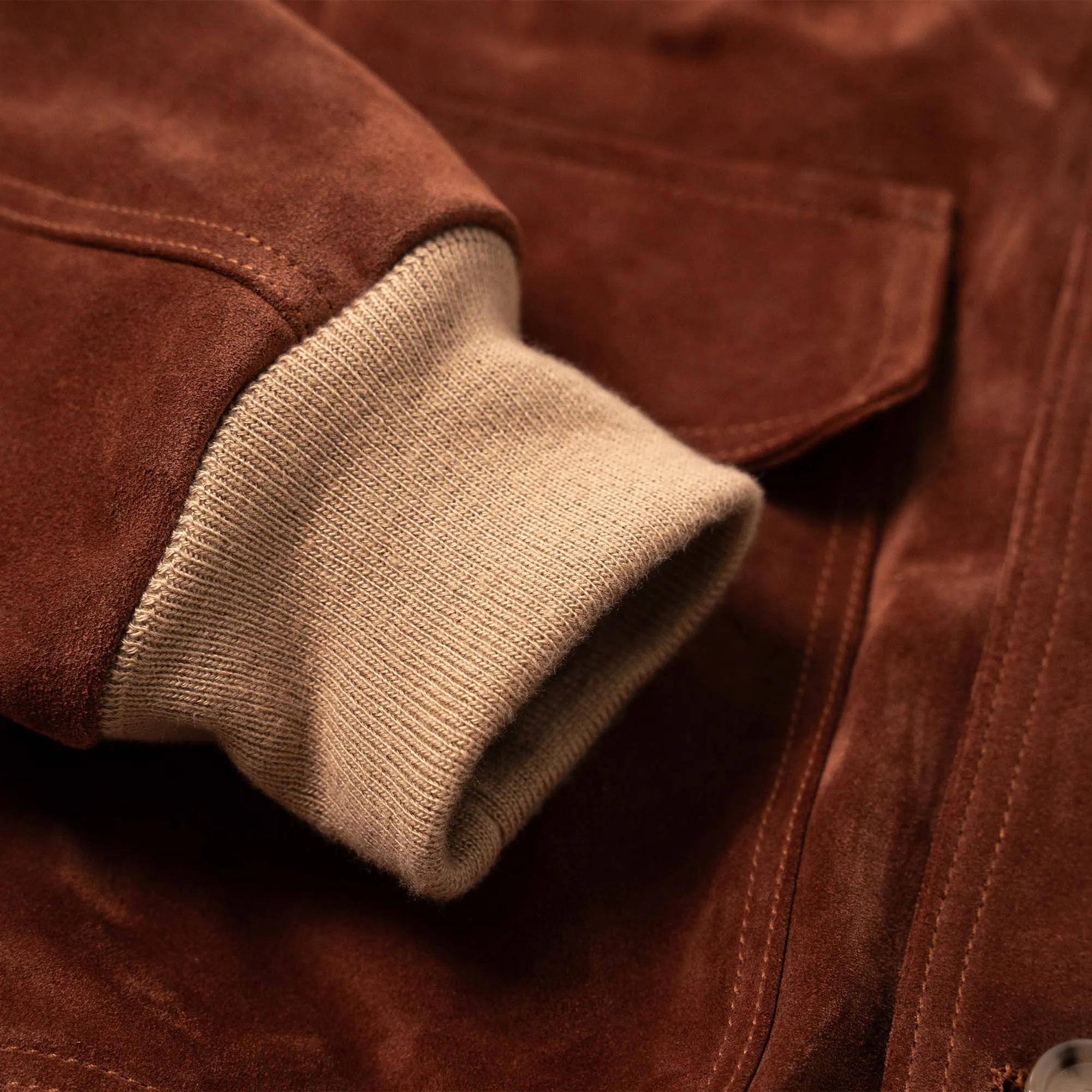 Ascari A-1 Terra di Siena Suede Jacket - Shangri-la Heritage