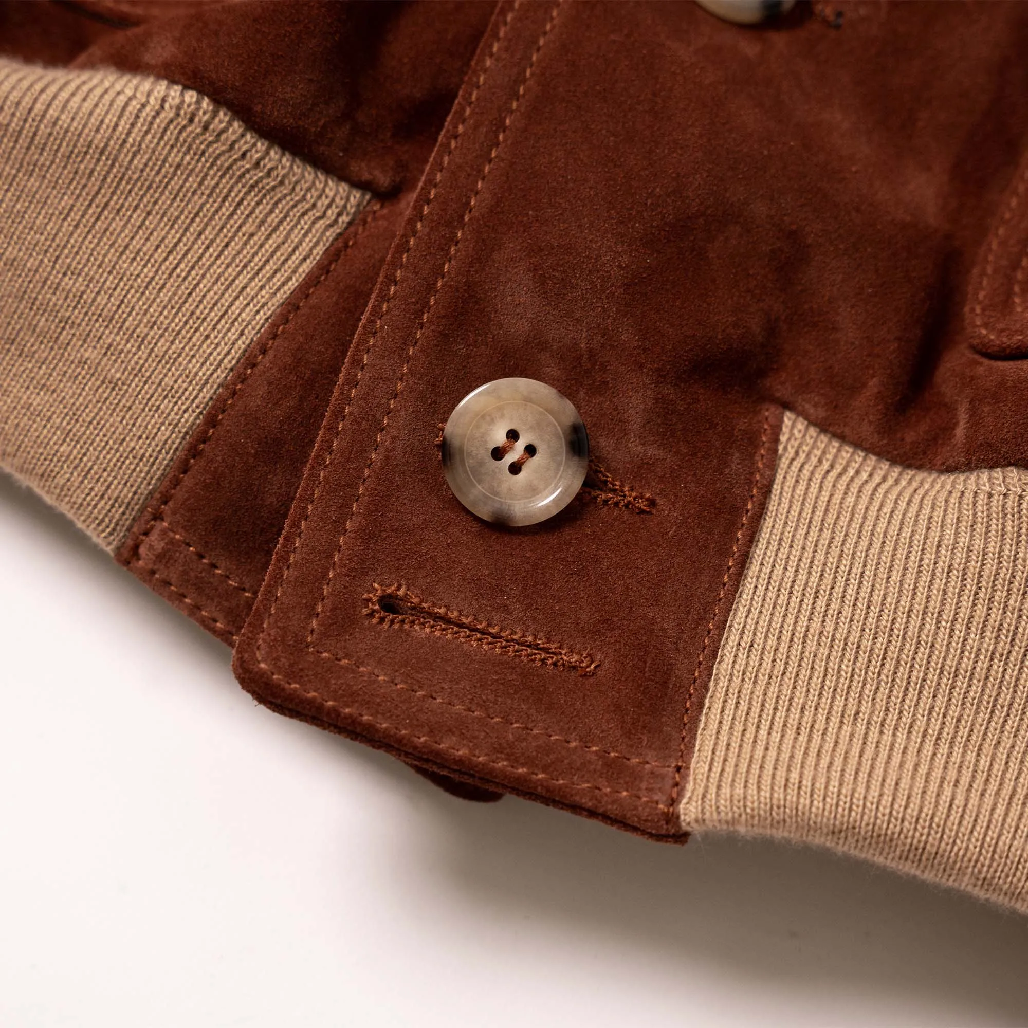 Ascari A-1 Terra di Siena Suede Jacket - Shangri-la Heritage