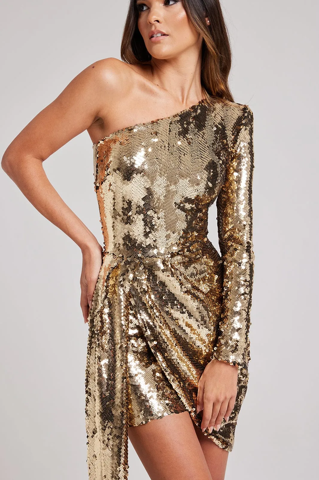 Aurelia Dress in Gold