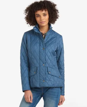 Barbour Flyweight Cavalry Quilted Jacket Women's China Blue - A One Clothing