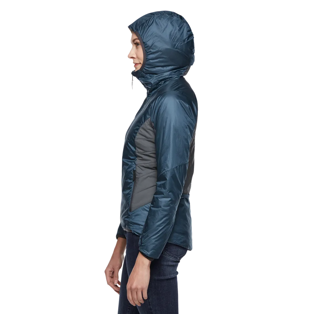 Black Diamond Women's Vision Hybrid Hoody | Womens Synthetic Insulating Jackets | BananaFingers