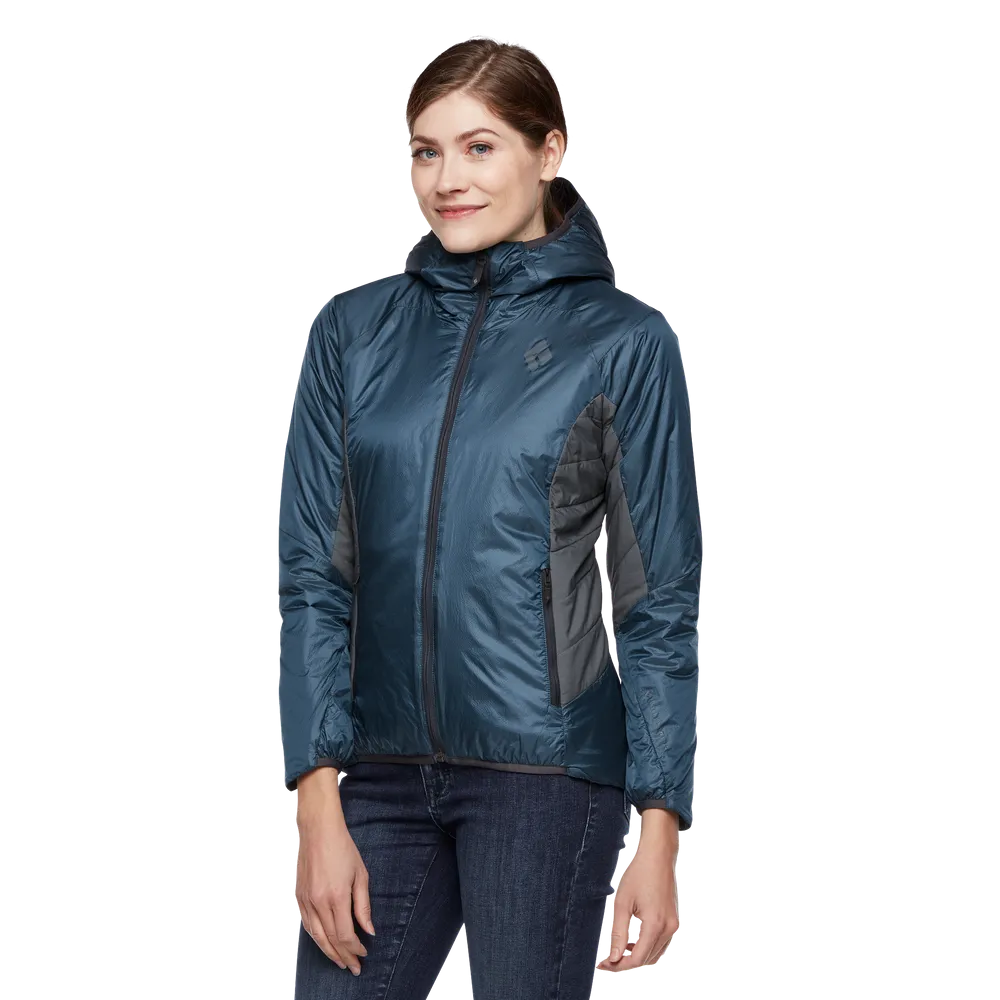 Black Diamond Women's Vision Hybrid Hoody | Womens Synthetic Insulating Jackets | BananaFingers