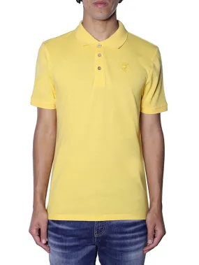 Blauer Polo Uomo Giallo