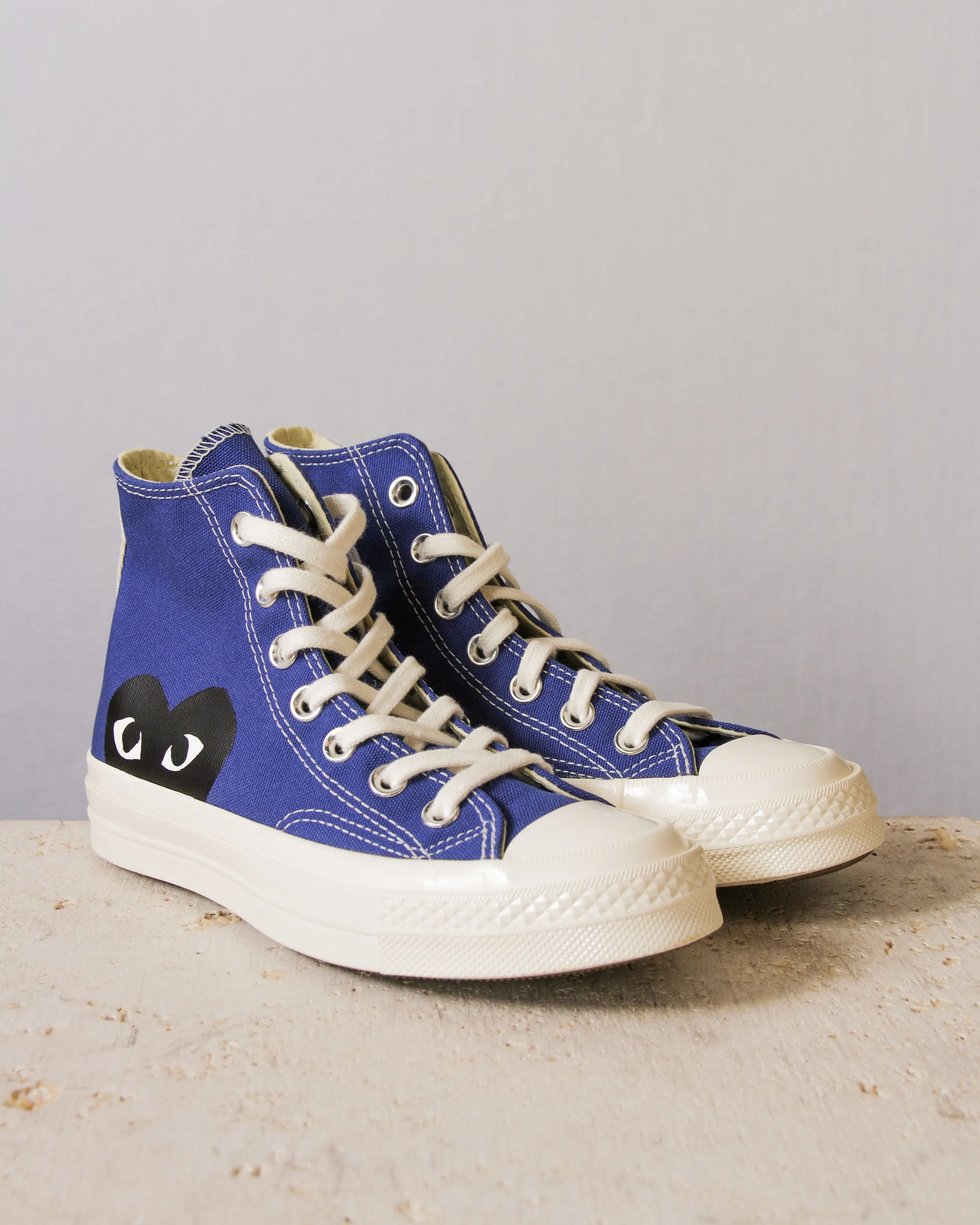 Blue Big Heart Hi Top Sneaker