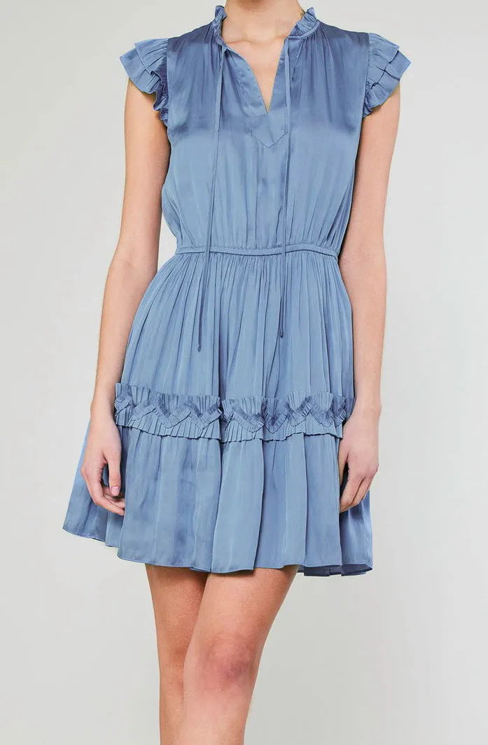 BRUNCH HOUR RUFFLE DRESS