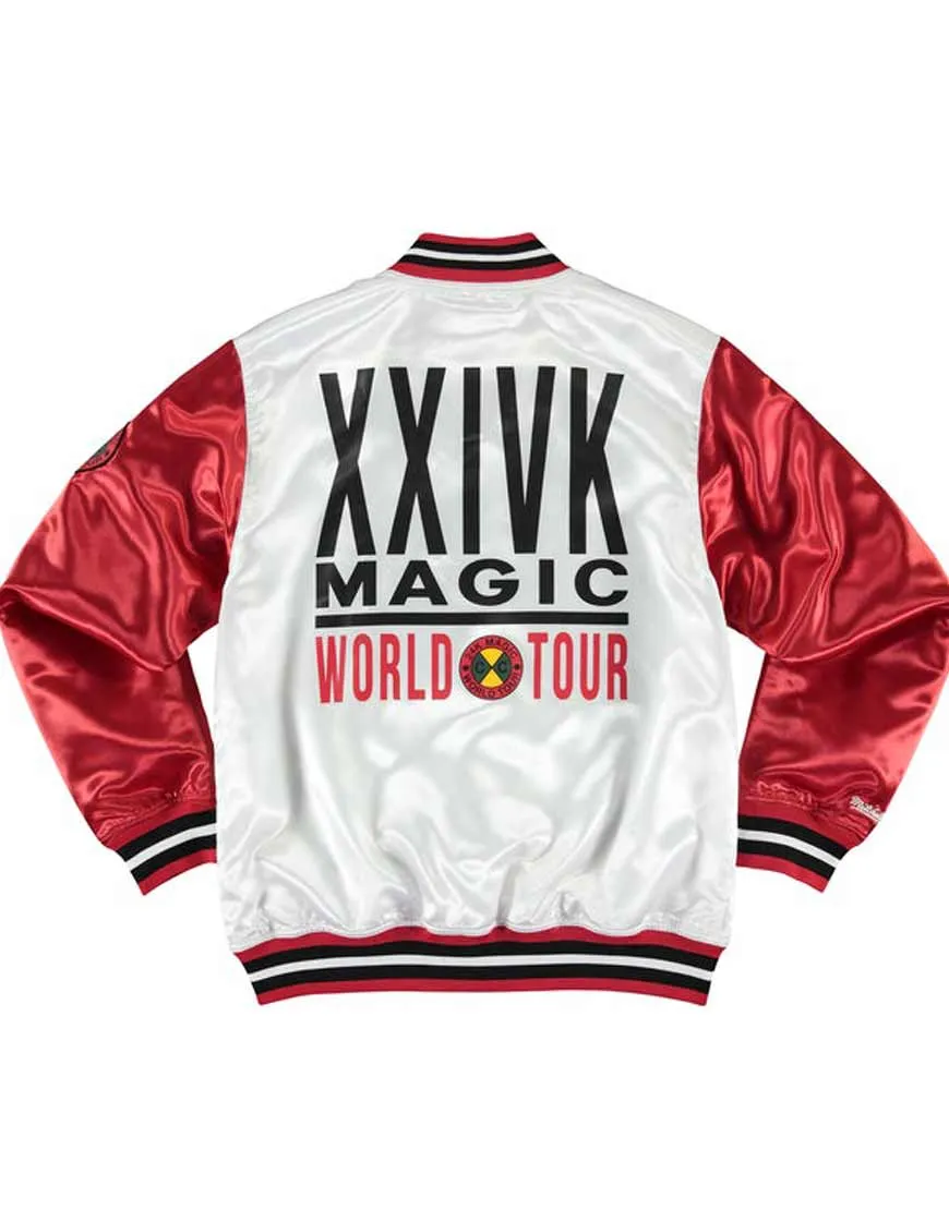 Bruno Mars 24k Satin Jacket | Bruno Mars Warm Up Jacket