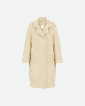 BUCKLED WOOL COAT