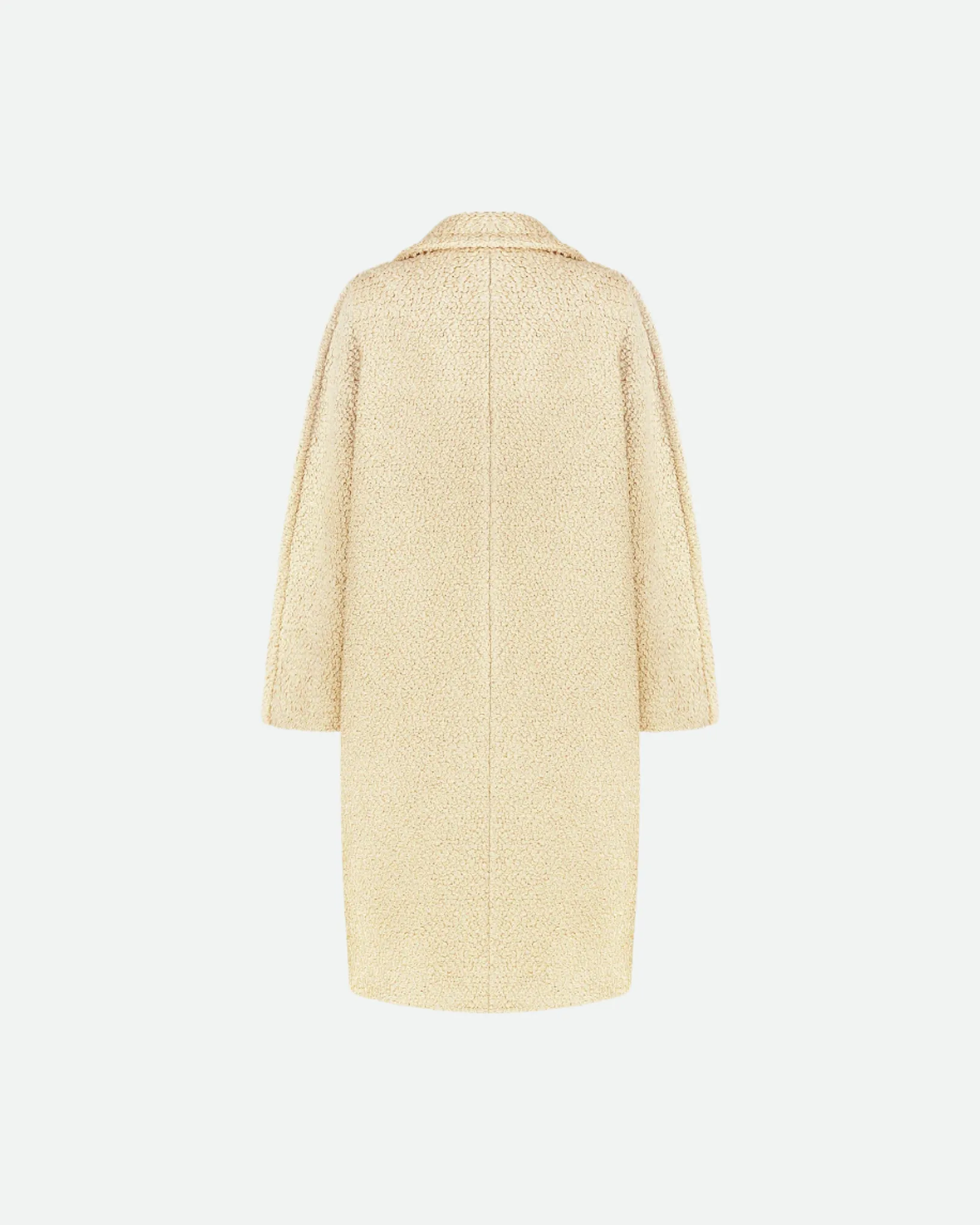 BUCKLED WOOL COAT