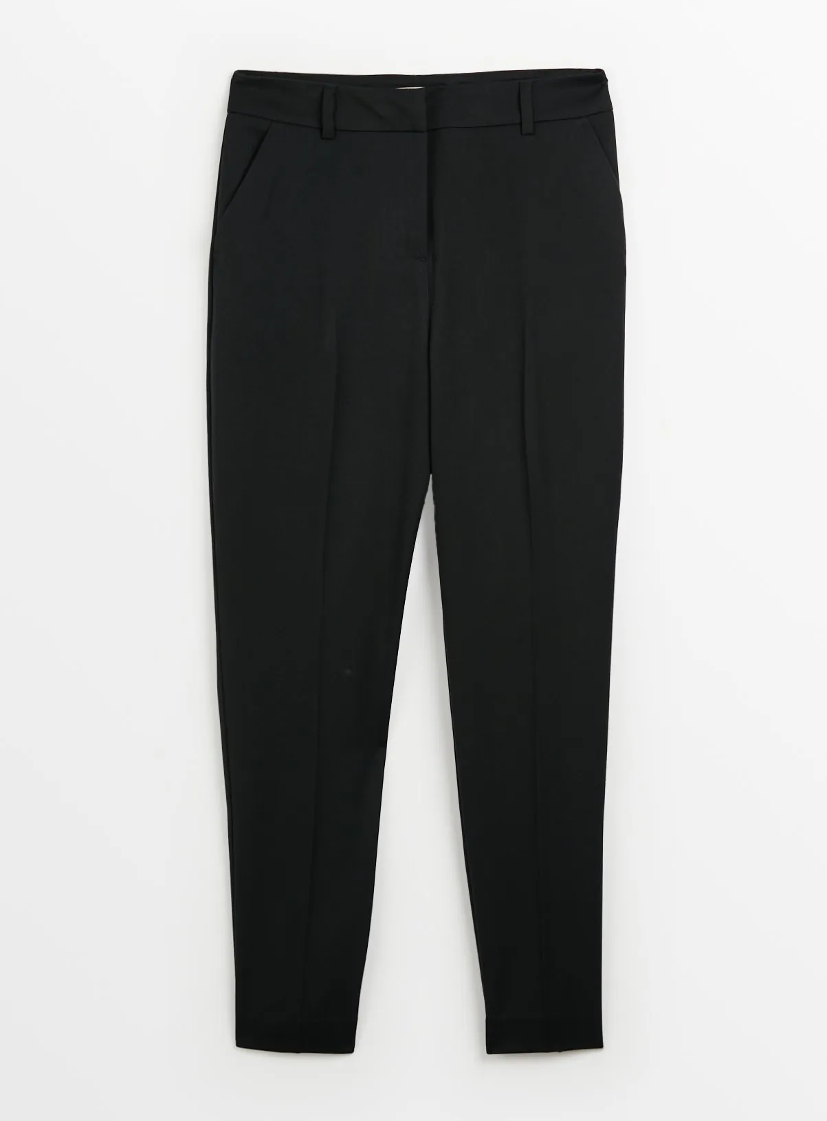 Buy Black Tapered Trousers 12L | Trousers | Tu