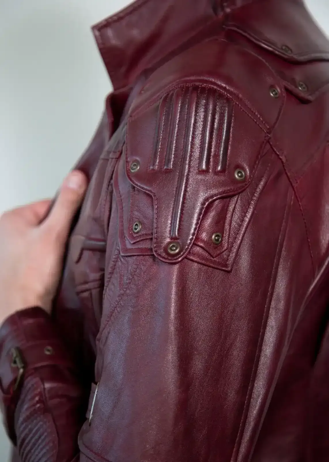 Buy Mens Star-Lord Chris Pratt Galaxy Leather Jacket | Luca Jackets