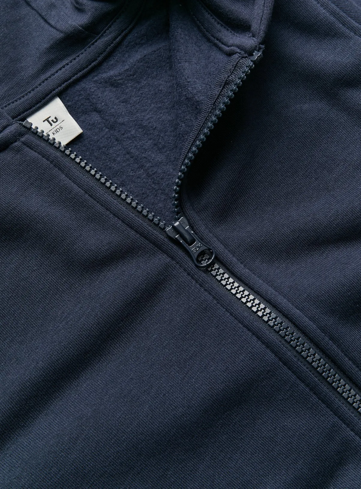 Buy Navy Zip Through Hoodie 1 year | Jumpers and hoodies | Tu