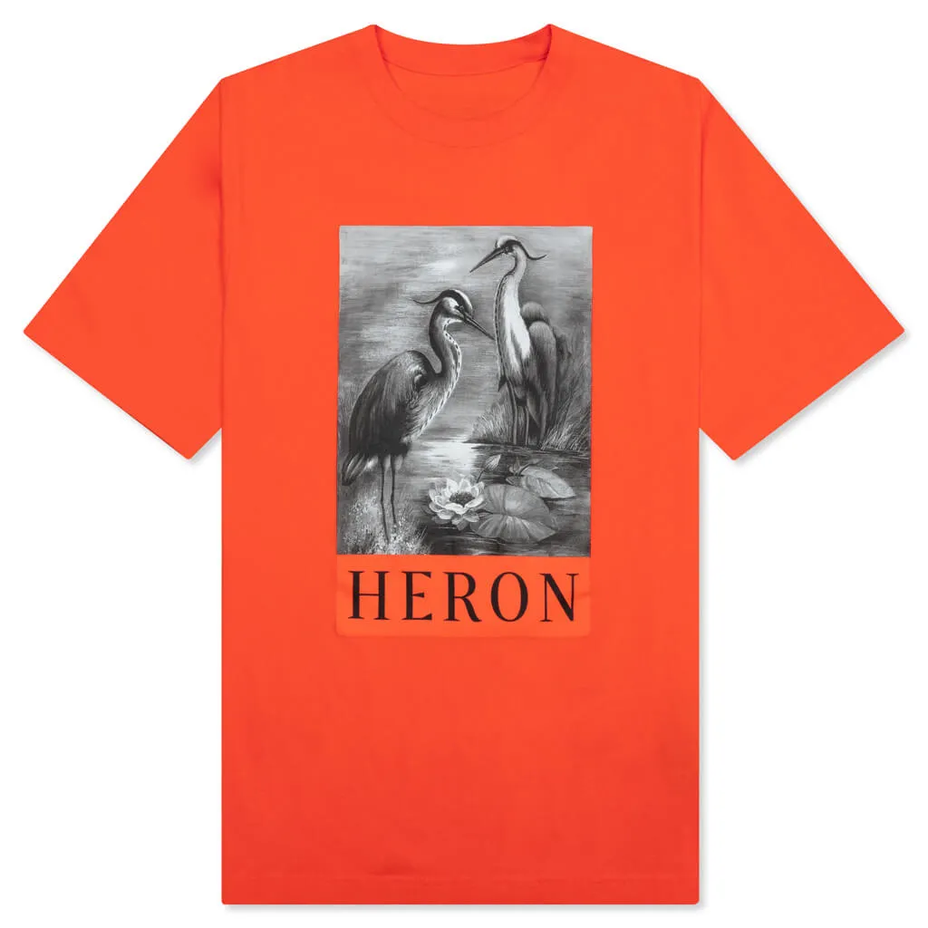 BW S/S Tee - Orange/Black