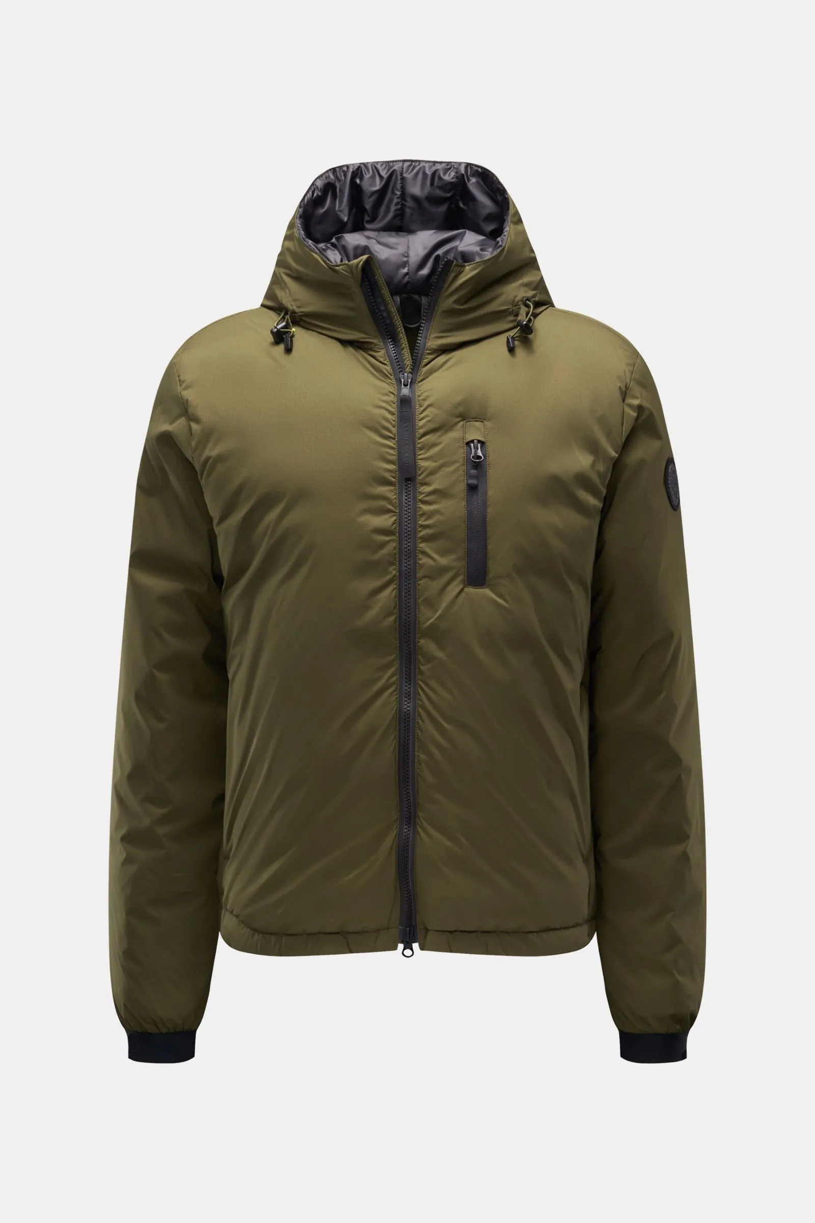 CANADA GOOSE down jacket 'Lodge Hoody' olive