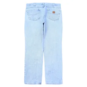 Carhartt Washed Blue Denim Jeans