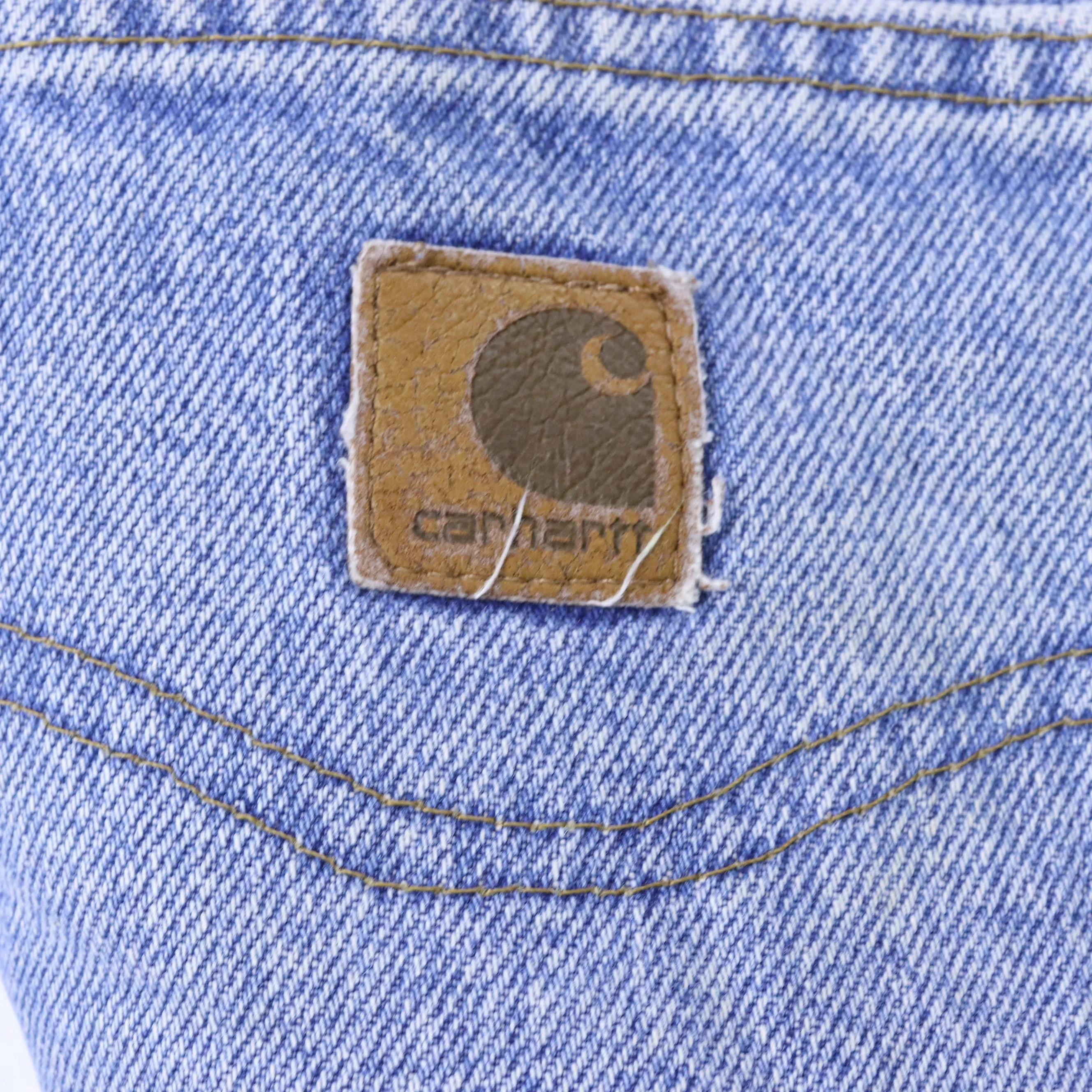 Carhartt Washed Blue Denim Jeans