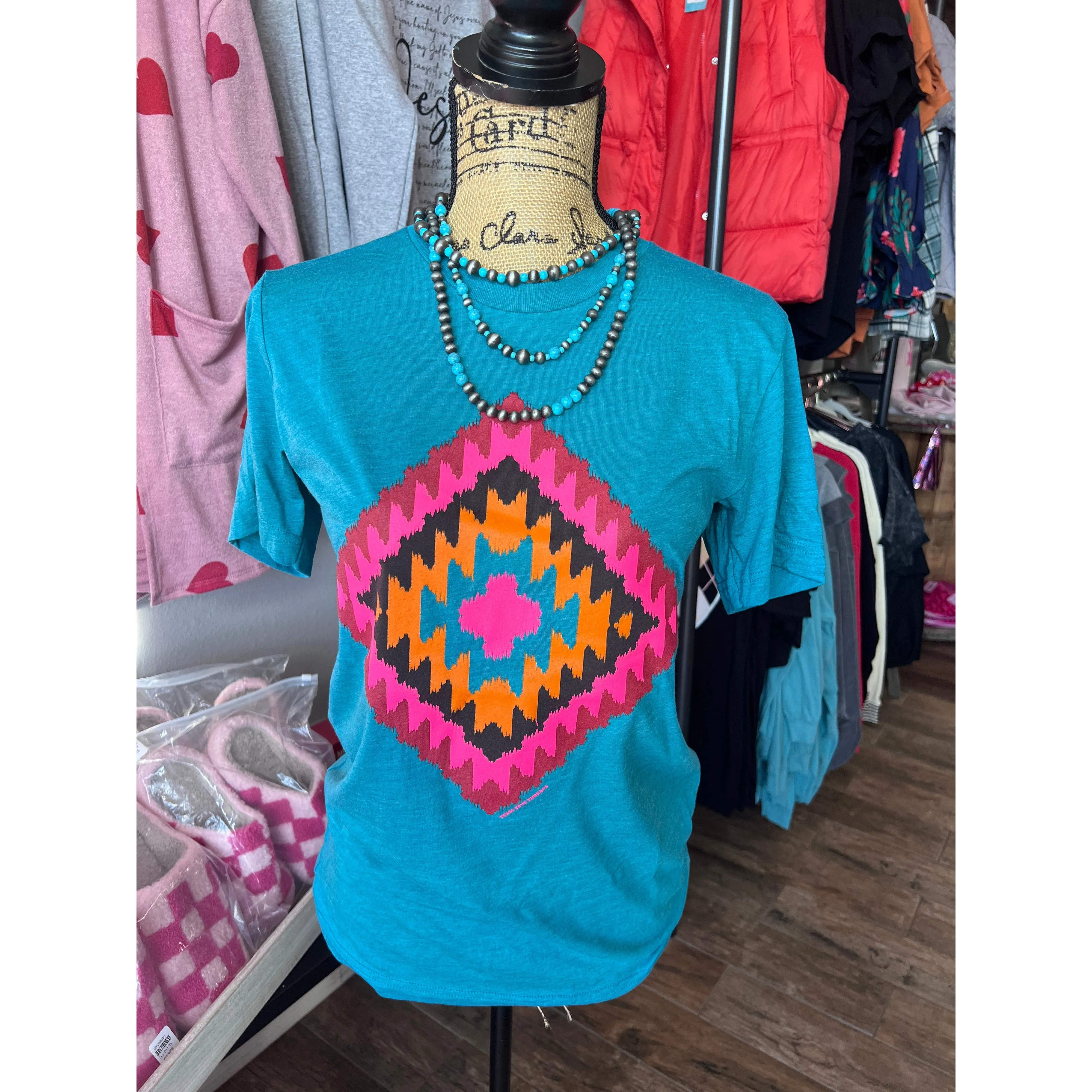 Cheyenne Aztec Graphic Tee (S-2XL)