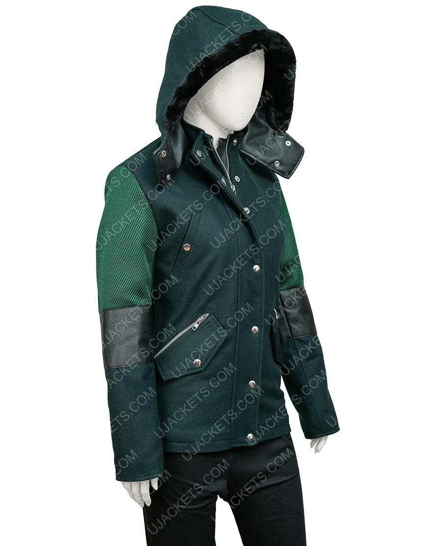 Christmas Unwrapped Charity Jones Hooded Coat | ujackets.com