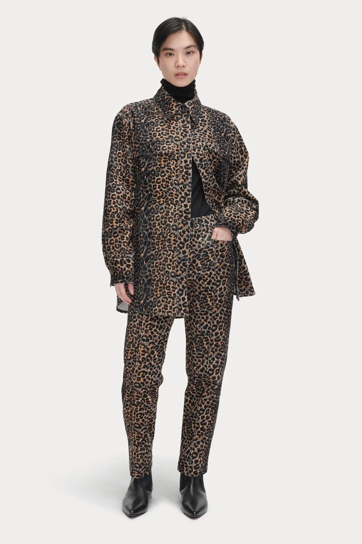 Cig Corduroy Pant - Leopard Natural