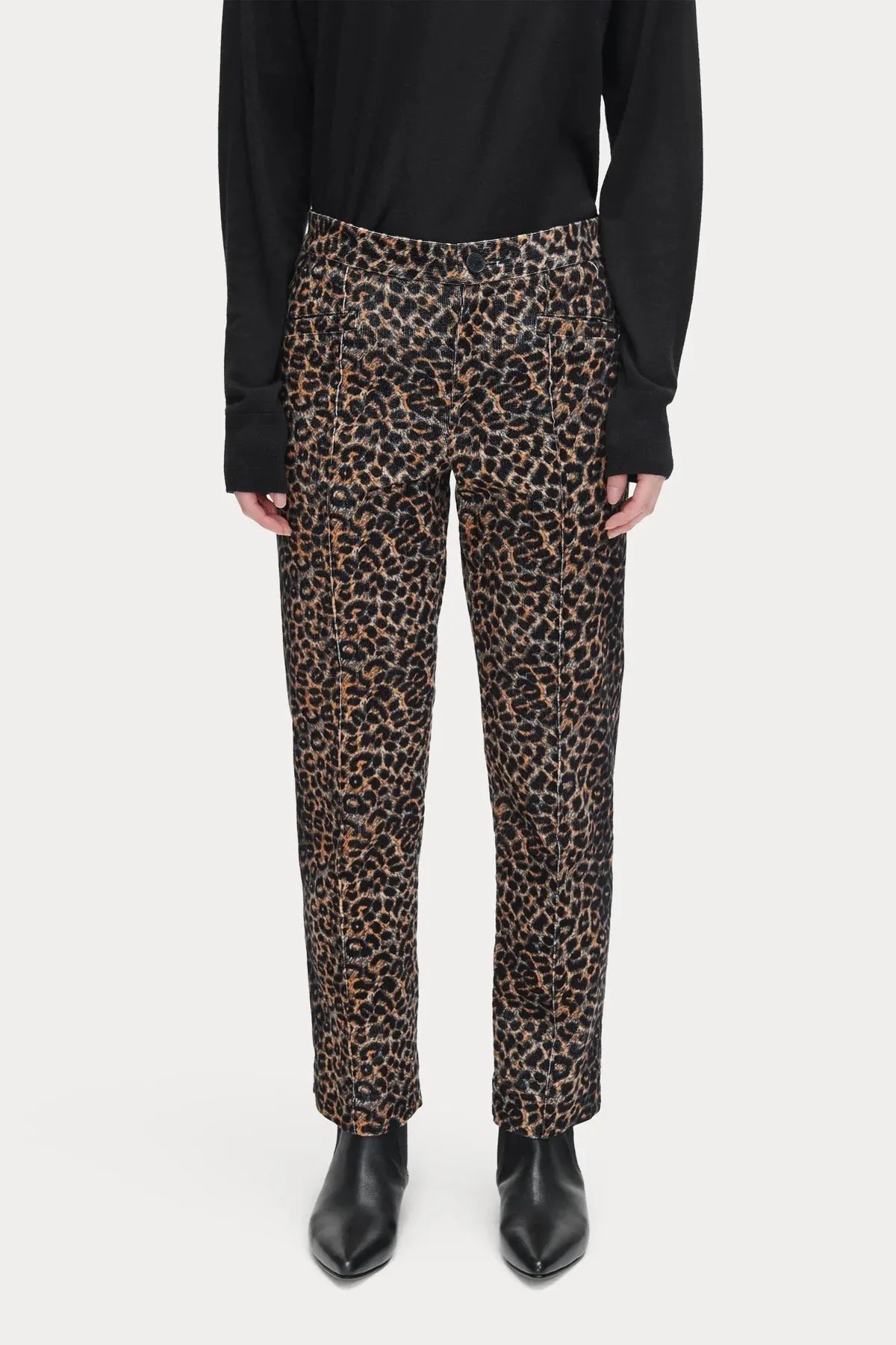 Cig Corduroy Pant - Leopard Natural