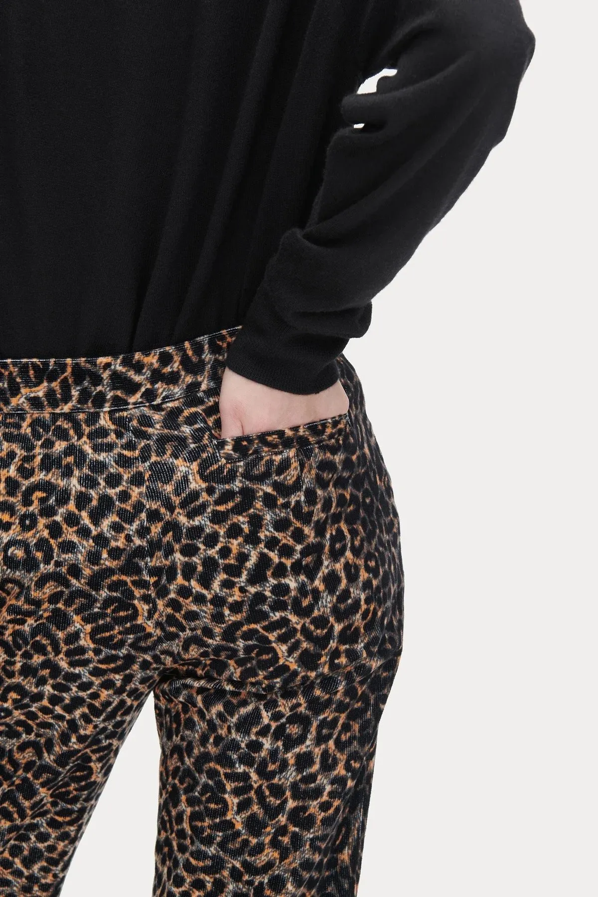 Cig Corduroy Pant - Leopard Natural