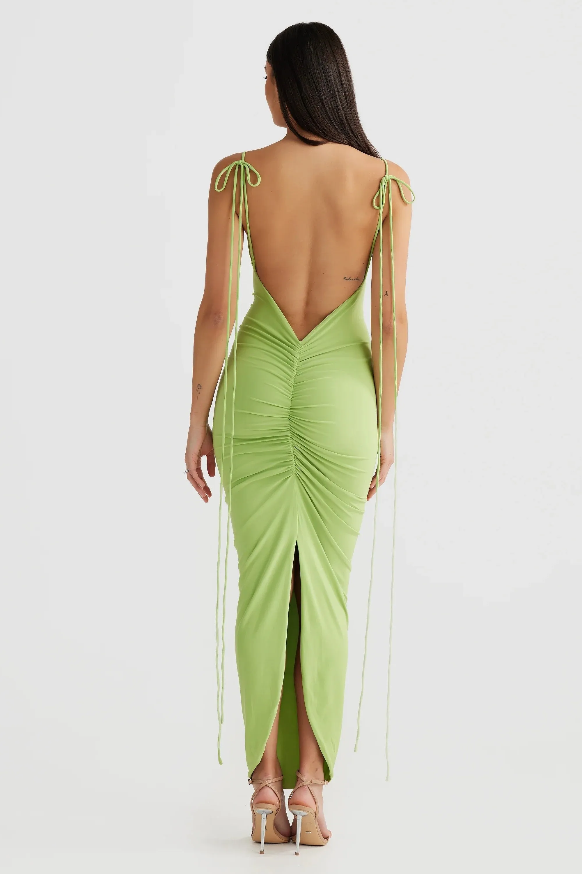 Cleo Dress - Lime