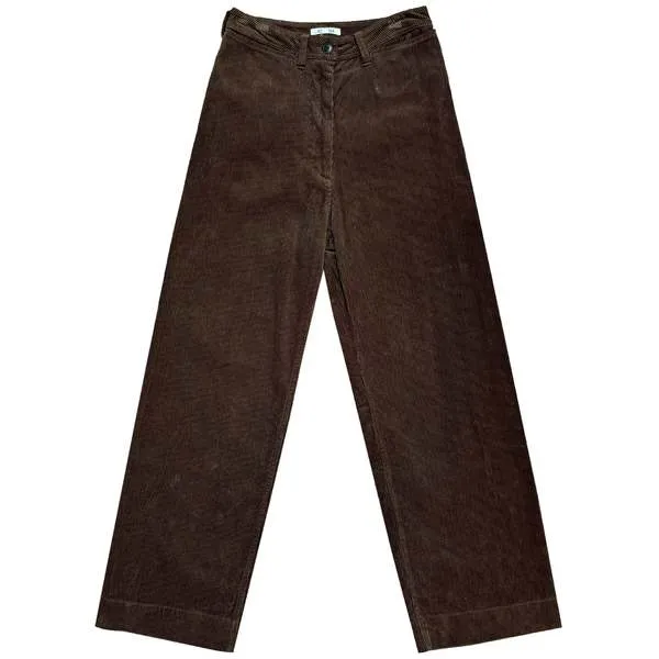 Corduroy Sailor Pant - Chocolate