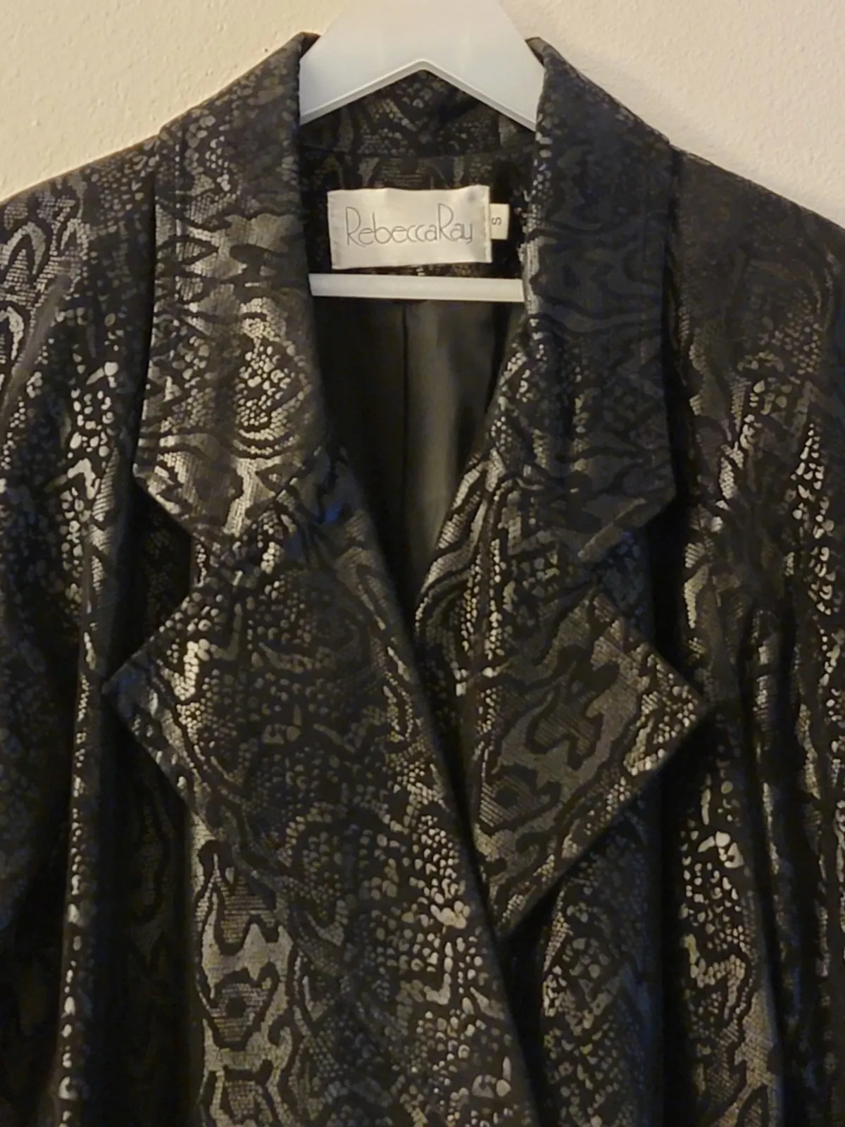 custom made leather swing coat