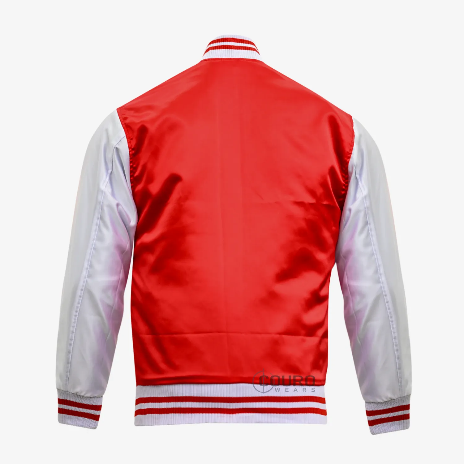 Custom Varsity Jackets Red White - Couro Wears