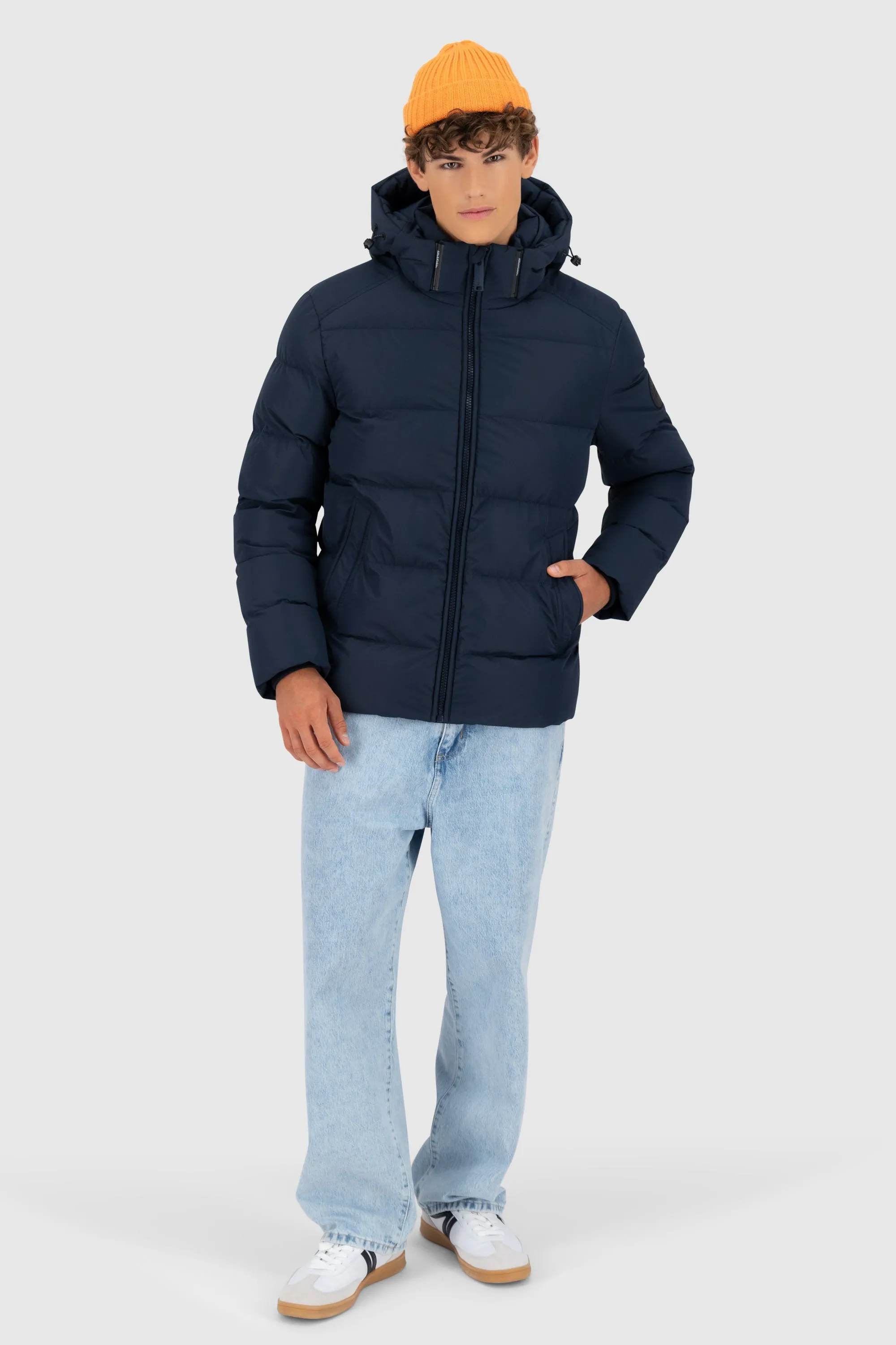 DamianAK A Puffer Jacket Dunkelblau