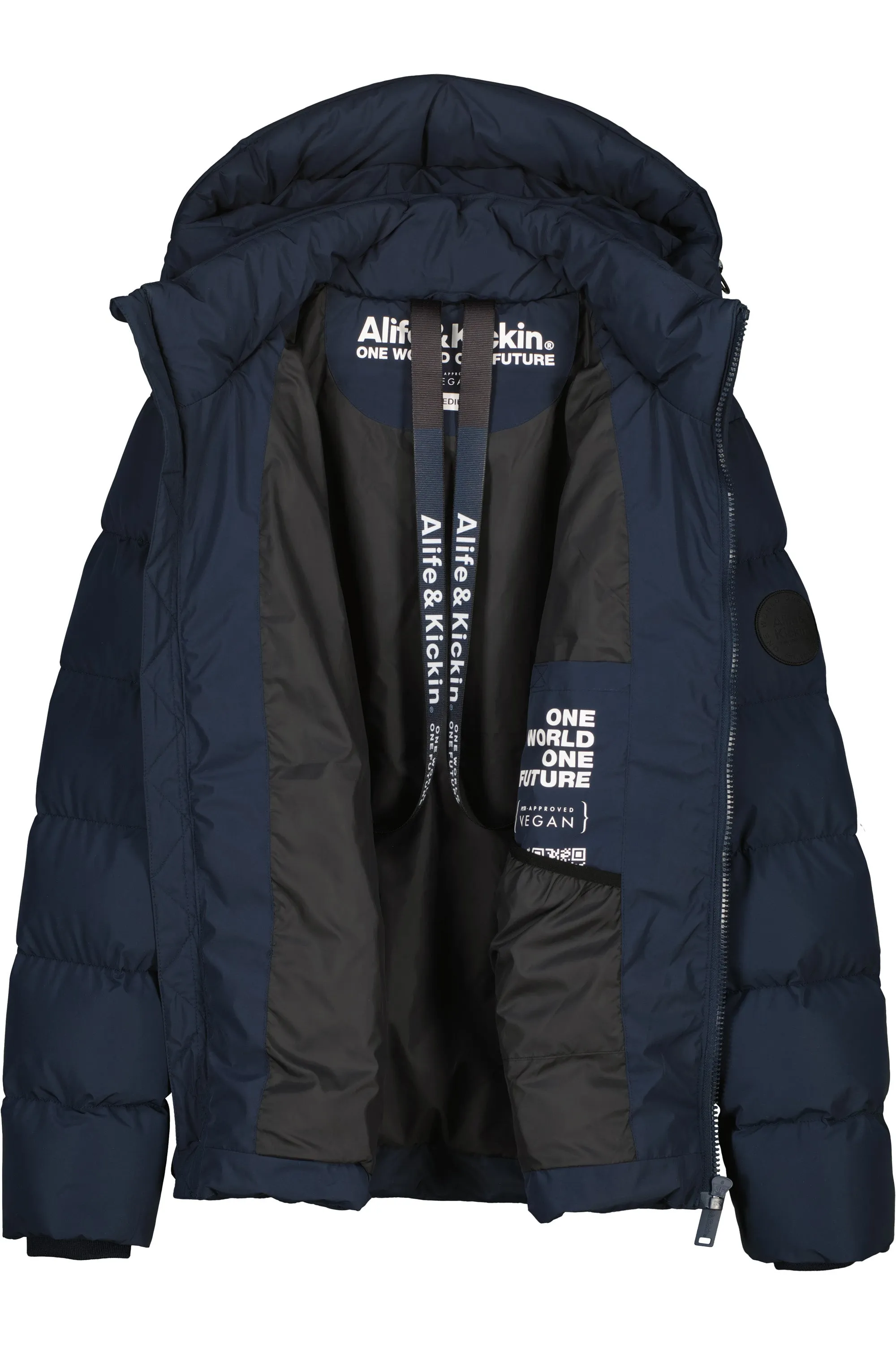 DamianAK A Puffer Jacket Dunkelblau