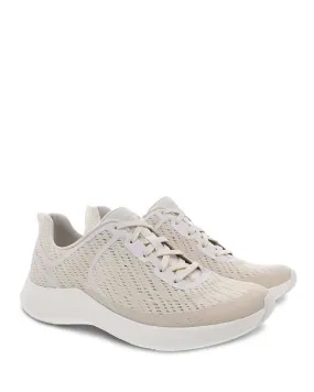 Dansko Womens Sky Lightweight Sneaker- Ivory Mesh