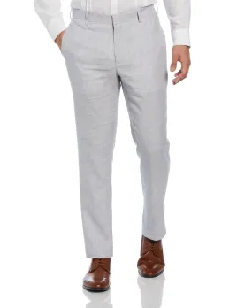 Delave Linen Flat Front Pant