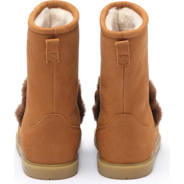 Donsje Amsterdam Wadudu Exclusive Lining & Leo Betting Leather Boots, Camel