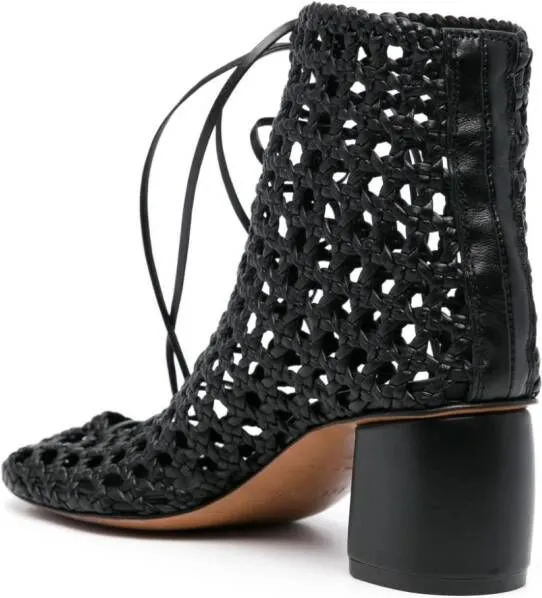 Forte braided ankle boots Black