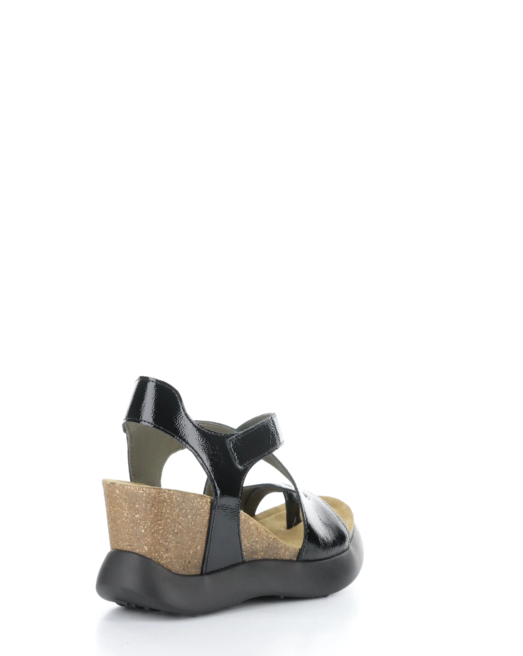 GAVI048FLY 001 BLACK Velcro Sandals