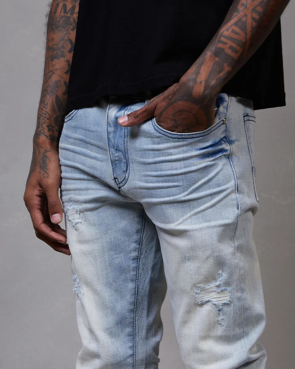 Gftd Ice Blue  Jeans