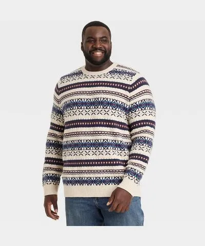 Goodfellow & Co Men's Big & Tall Crewneck Pullover Sweater